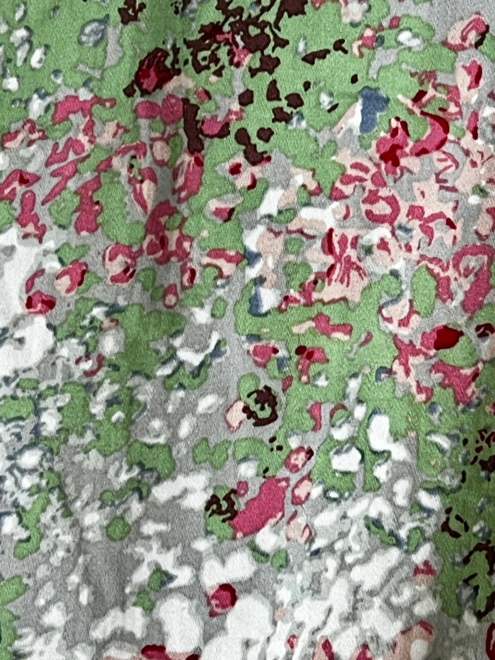 J. Crew Pink and Green Floral Mini Skirt